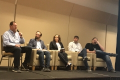 Rob Frohwein, CEO & Co-Founder, Kabbage; ALEXANDRE LAZAROW CFA, PRINCIPAL, INVESTMENTS OMIDYAR NETWORK;; CONSUELO VALVERDE FOUNDER AND MANAGING PARTNER SV LATAM FUND; MIKE PACKER PRINCIPAL QED INVESTORS y JONATHAN NELSON CEO HACKERS / FOUNDERS