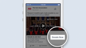 Donar, Facebook, sin fines de lucro