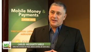 Carlos Melegatti Sarlo, Banco Central de Costa Rica, dinero electrónico