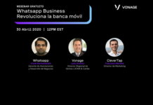 Nuevo webinar sobre WhatsApp Business para instituciones financieras