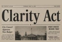 La fuerza de una ley CLARITY Act